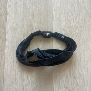 Slip Black Silk Twist Headband